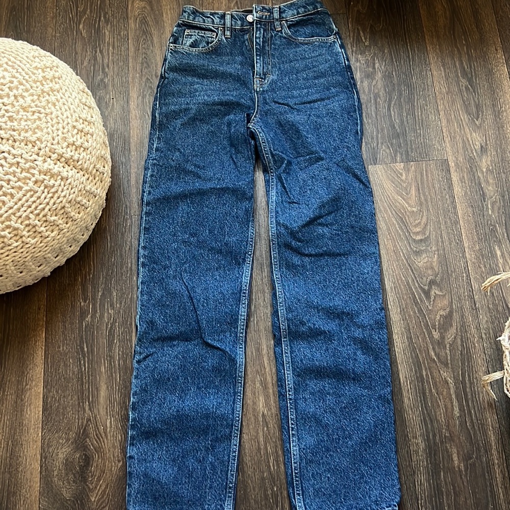 Rotate Twill High Rise Pants